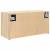 Dulap perete baie, stejar sonoma, 60x25x30 cm, lemn prelucrat GartenMobel Dekor