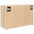 Dulap perete baie, stejar sonoma, 60x25x40 cm, lemn prelucrat GartenMobel Dekor