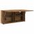 Dulap perete de baie, lemn vechi, 80x25x40 cm, lemn prelucrat GartenMobel Dekor