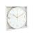Ceas de perete - 25 cm - plastic, sticlă - 1 x AA - alb Best CarHome