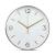 Ceas de perete - 25 cm - plastic, sticlă - 1 x AA - alb Best CarHome