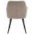 Scaun stil fotoliu bucatarie/living, Artool, York, catifea, metal, bej inchis si negru, 56x62x83.5 cm GartenVIP DiyLine