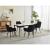 Scaun stil fotoliu bucatarie/living, Artool, York, catifea, metal, negru, 56x62x83.5 cm GartenVIP DiyLine