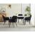 Scaun stil fotoliu bucatarie/living, Artool, York, catifea, metal, negru, 56x62x83.5 cm GartenVIP DiyLine