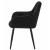 Scaun stil fotoliu bucatarie/living, Artool, York, catifea, metal, negru, 56x62x83.5 cm GartenVIP DiyLine