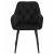 Scaun stil fotoliu bucatarie/living, Artool, York, catifea, metal, negru, 56x62x83.5 cm GartenVIP DiyLine