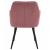 Scaun stil fotoliu bucatarie/living, Artool, York, catifea, metal, roz si negru, 56x62x83.5 cm GartenVIP DiyLine