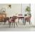 Scaun stil fotoliu bucatarie/living, Artool, York, catifea, metal, roz si negru, 56x62x83.5 cm GartenVIP DiyLine