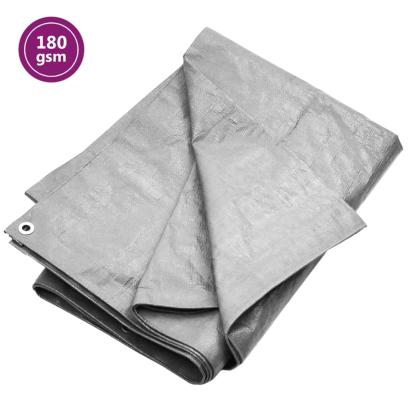 Prelată 180 g/m², gri, 8x8 m, HDPE GartenMobel Dekor