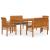 Set mobilier de exterior cu perne, 5 piese, lemn masiv acacia GartenMobel Dekor