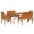 Set mobilier de exterior cu perne, 5 piese, lemn masiv acacia GartenMobel Dekor