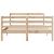 Cadru de pat cu tăblie, 120x200 cm, lemn masiv de pin GartenMobel Dekor