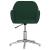 Scaun de birou pivotant, verde închis, textil GartenMobel Dekor