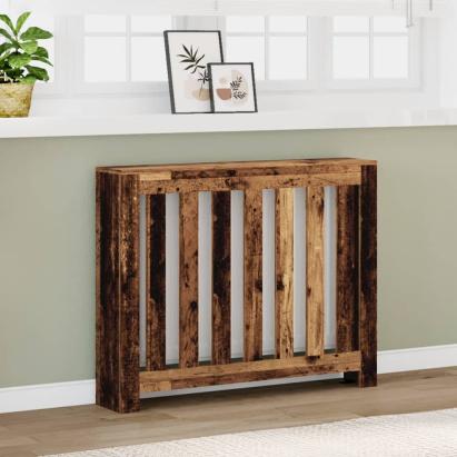 Mască pentru calorifer, lemn vechi, 104x20x82cm, lemn prelucrat GartenMobel Dekor
