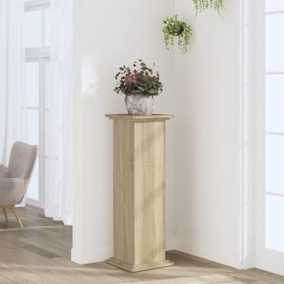 Suport de plante, stejar sonoma, 33x33x100 cm, lemn prelucrat GartenMobel Dekor