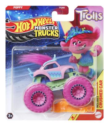 HOT WHEELS MONSTER TRUCK MASINUTA TROLLS POPPY SCARA 1:64 SuperHeroes ToysZone