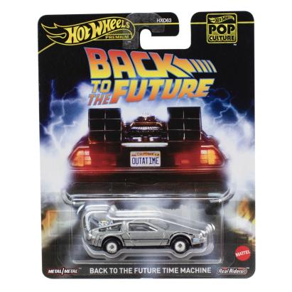 HOT WHEELS POP CULTURE MASINUTA METALICA BACK TO THE FUTURE SCARA 1:64 SuperHeroes ToysZone