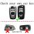 Husa Cheie Smartkey BMW 3/4 Butoane, Seria F, Negru cu contur silver, Tpu AutoProtect KeyCars