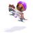TECH DECH SK8 CREW PACHET PLACA SI FIGURINA 9.6CM SAPCA MOV SuperHeroes ToysZone