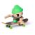 TECH DECH SK8 CREW PACHET PLACA SI FIGURINA 9.6CM SAPCA VERDE SuperHeroes ToysZone