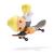 TECH DECH SK8 CREW PACHET PLACA SI FIGURINA 9.6CM SAPCA GALBENA SuperHeroes ToysZone