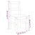 Scaune de bucătărie Panama 2 buc. gri 40x46x90cm lemn masiv pin GartenMobel Dekor