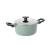 Cratita BergHOFF Sage, 20 cm, 2.9L, capac, Aluminiu, Sticlă, Verde HighLine Cooking