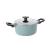 Cratita BergHOFF Slate, 20 cm, 2.9L, capac, Aluminiu, Sticlă, Albastru HighLine Cooking