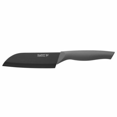 Cutit Santoku BergHOFF Flux, 14 cm, Oțel, Negru HighLine Cooking