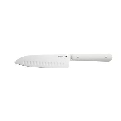 Cutit Santoku BergHOFF Spirit, 17.5 cm, Oțel, ABS, Alb HighLine Cooking