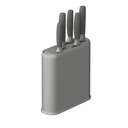 Set Cutite cu suport BergHOFF Balance, 6 piese, Oțel, ABS, PP, Gri HighLine Cooking