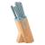 Set Cutite cu suport BergHOFF Slate, 7 piese, Oțel, ABS, Lemn, Albastru HighLine Cooking