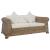 Set de canapele cu perne, 2 piese, ratan natural GartenMobel Dekor
