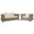 Set de canapele cu perne, 2 piese, ratan natural GartenMobel Dekor