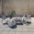 Set mobilier gradina/terasa, maro, otel, textil, 1 masa, 2 scaune, 1 canapea, Soffi GartenVIP DiyLine