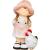 Decoratiune gradina, MagicHome, ceramica, fata cu cocos, 15.5x25.5x44.5 cm GartenVIP DiyLine