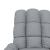 Fotoliu de masaj electric rabatabil, gri deschis, textil GartenMobel Dekor
