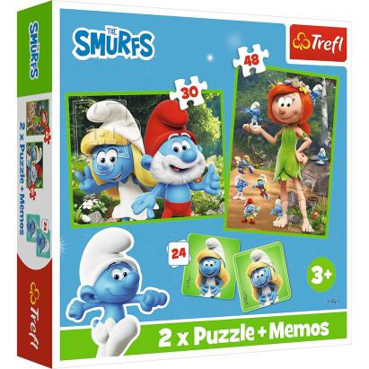 PUZZLE TREFL 2IN1 MEMO STRUMFII SI PRIETENII LUI SuperHeroes ToysZone