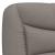 Cadru de pat fără saltea, gri taupe, 200x200 cm, textil GartenMobel Dekor