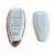 Husa Cheie Auto Ford Kuga, Alba cu contur auriu, Smartkey, Tpu AutoProtect KeyCars