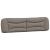 Cadru de pat cu lumini LED, gri taupe, 200x200 cm, textil GartenMobel Dekor