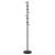 Cuier de haine, negru, 176 cm, fier vopsit electrostatic GartenMobel Dekor