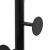 Cuier de haine, negru, 176 cm, fier vopsit electrostatic GartenMobel Dekor