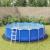 Acoperire geotextil piscină, gri deschis, Ø428 cm, poliester GartenMobel Dekor