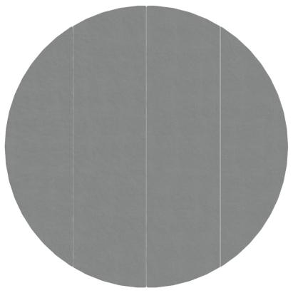 Acoperire geotextil piscină, gri deschis, Ø500 cm, poliester GartenMobel Dekor