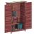Magazie de unelte de grădină cafeniu 83x57x140cm lemn masiv pin GartenMobel Dekor