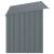 Cușcă câine cu acoperiș antracit 196x91x110 cm oțel galvanizat GartenMobel Dekor