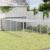Cușcă câine cu țarc antracit 197x396x110 cm oțel galvanizat GartenMobel Dekor
