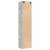 Dulap depozitare slim gri beton 50x42,5x225 cm lemn prelucrat GartenMobel Dekor