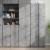 Dulap înalt, gri beton, 50x42,5x185 cm, lemn prelucrat GartenMobel Dekor